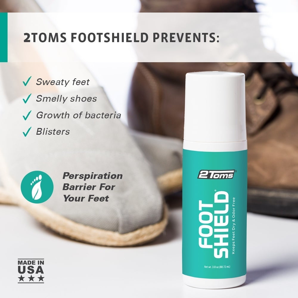 2Toms Footshield - Voorkom zweetvoeten & blaren