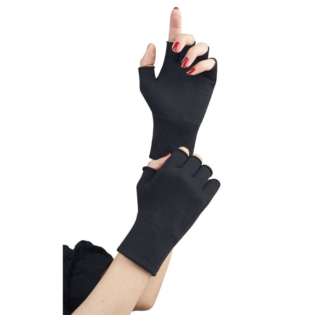 Reflexwear Handschoenen zonder vingertop - zwart