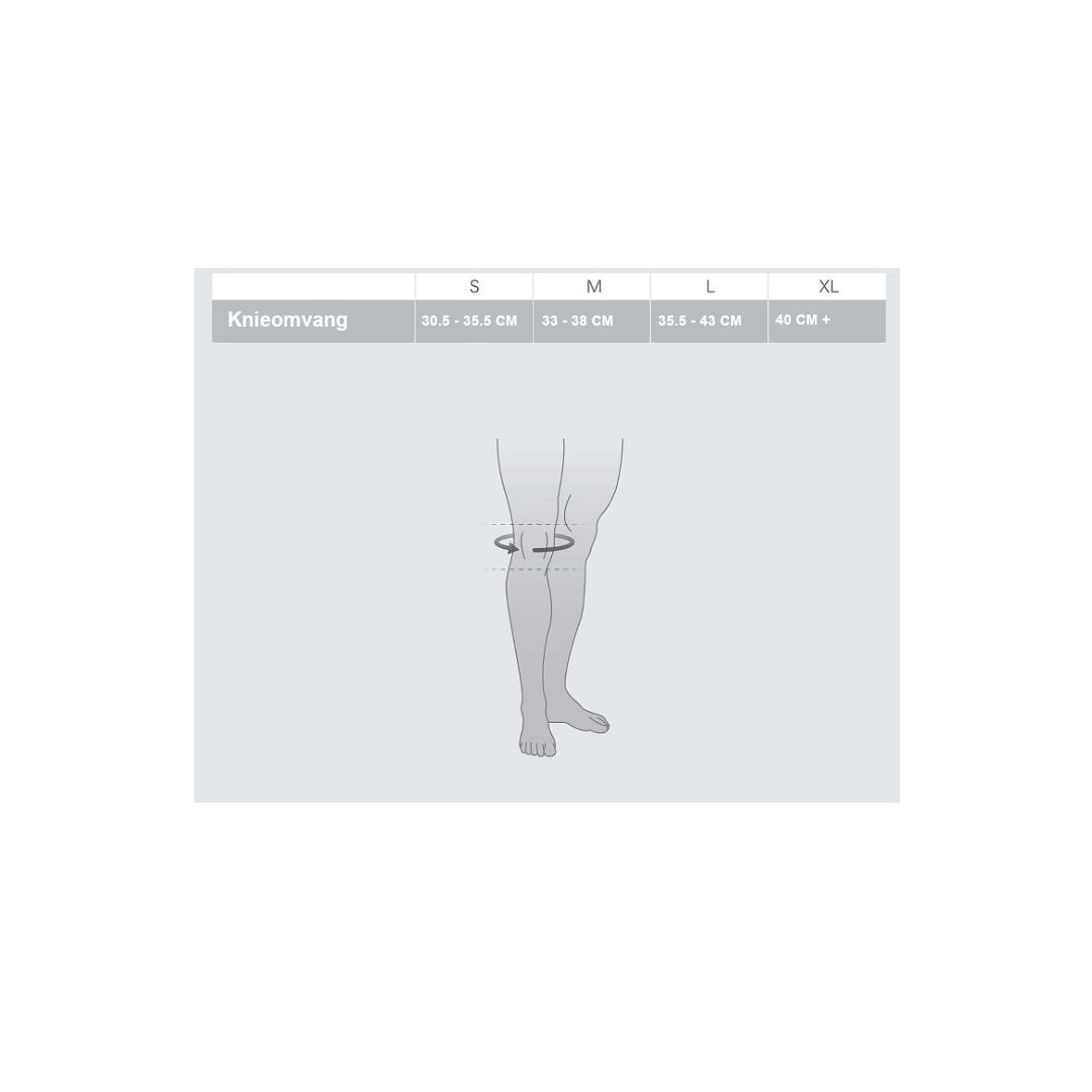 Harbinger Knee Sleeves maattabel