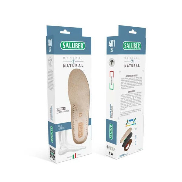 Saluber medical doorgezakte voet / overpronatie steunzool