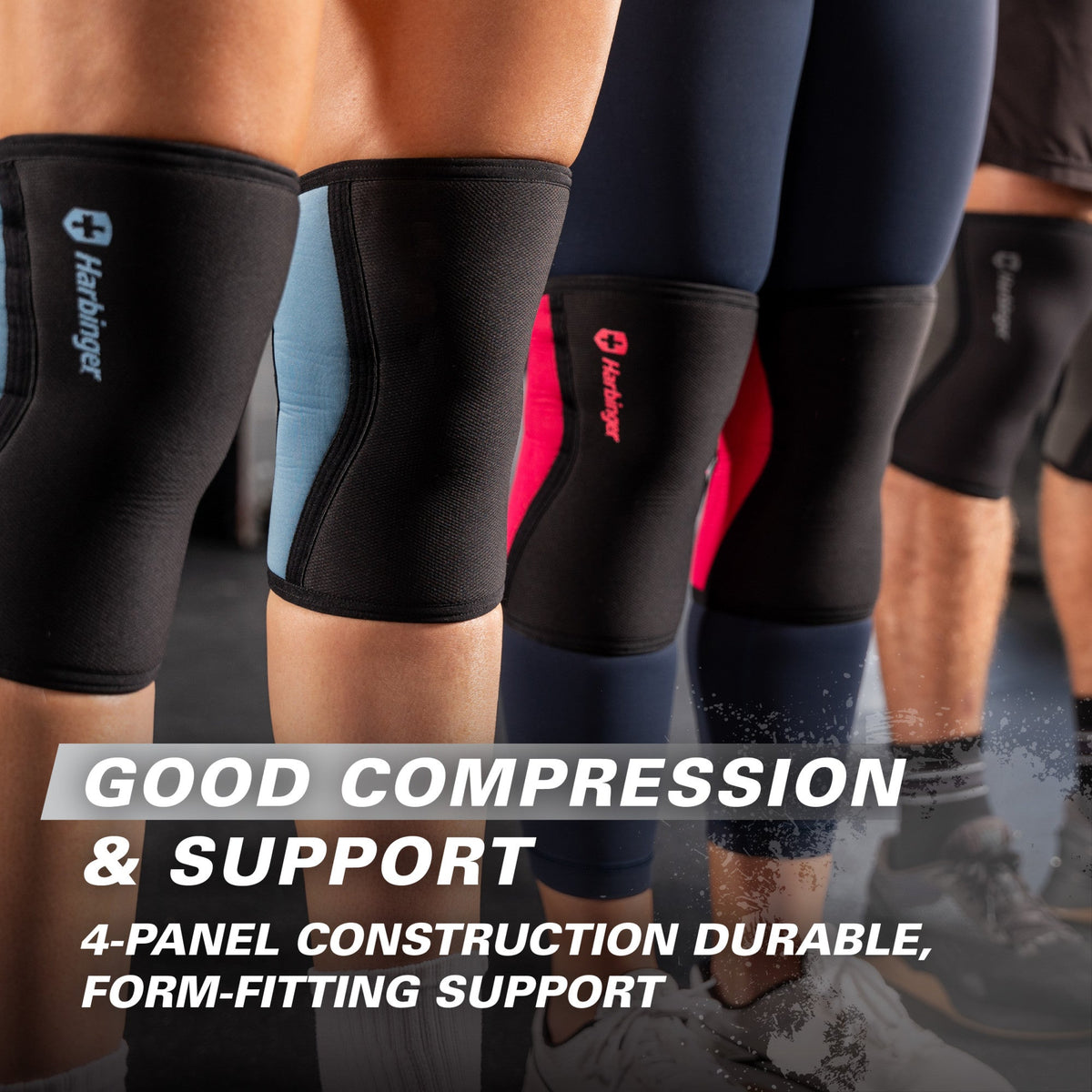 Harbinger Pro Knee Sleeves in gebruik