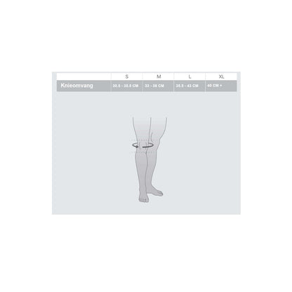 Harbinger Knee Sleeves maattabel