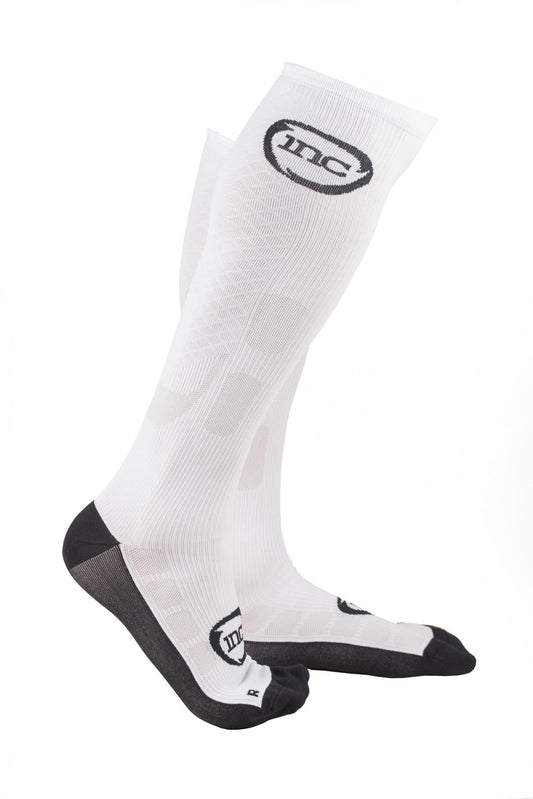 INC Competition Compressiekousen - Wit / Zwart