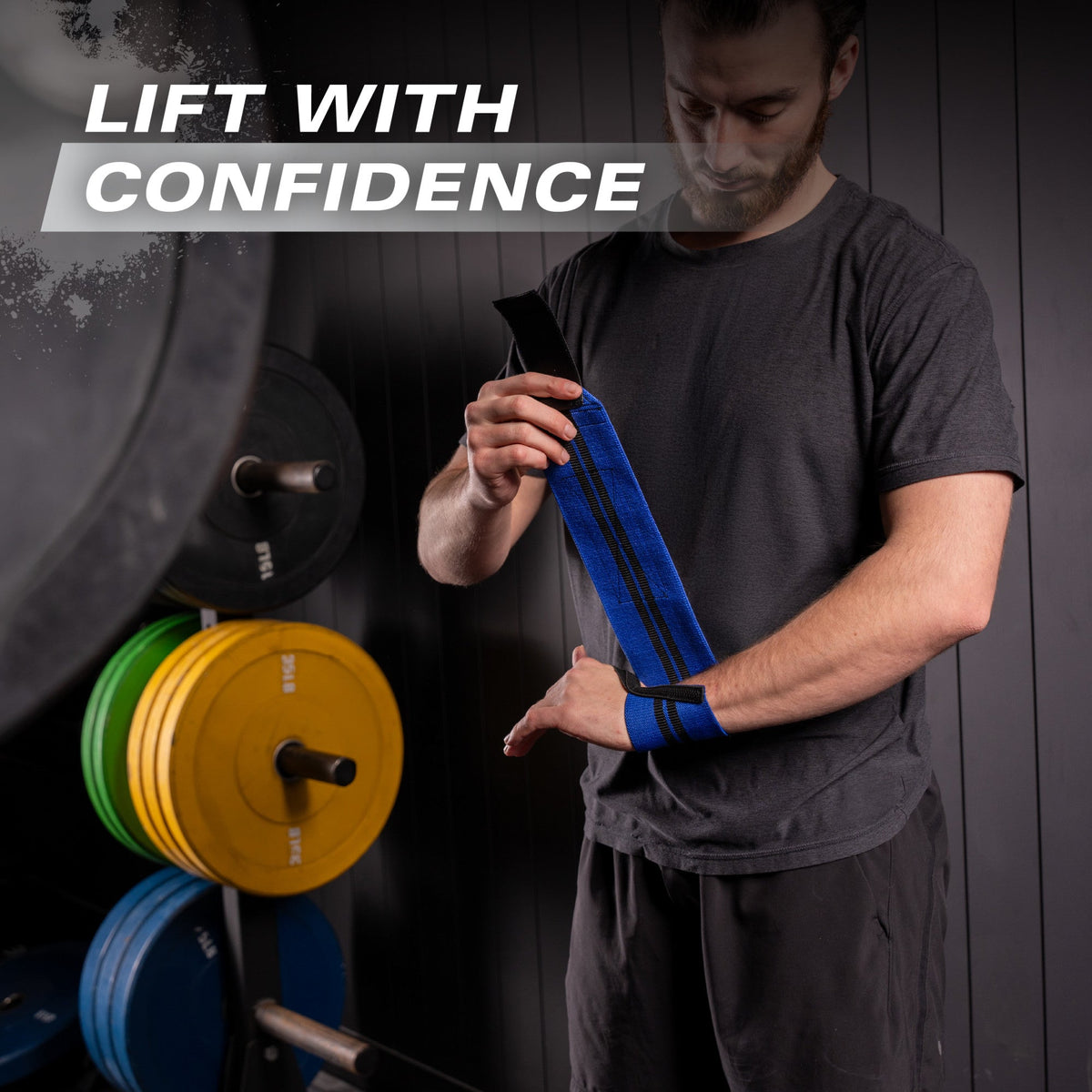 Harbinger Red Line Wrist Wraps duimlus