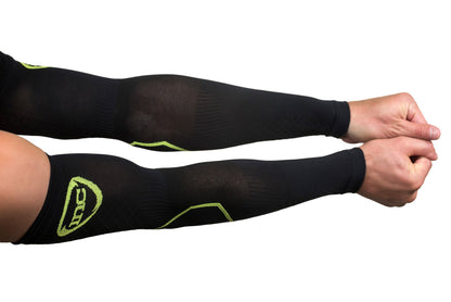 INC PRO Compressie Arm Sleeves - Zwart / Groen