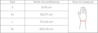 Reh4Classic Polsbrace met uitneembare spalk