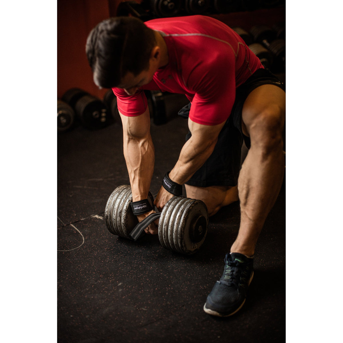 Harbinger Big Grip lifting straps NeoTek polspadding