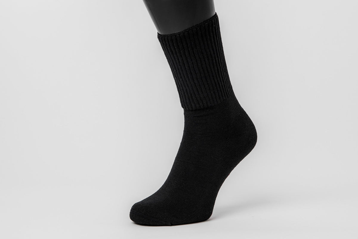 Reflexwear Diabetes sokken - zwart