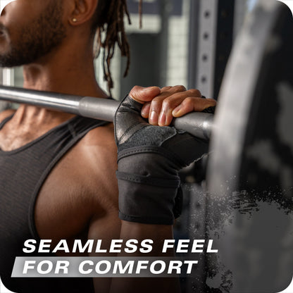 Squat met Harbinger Pro WristWrap handschoenen