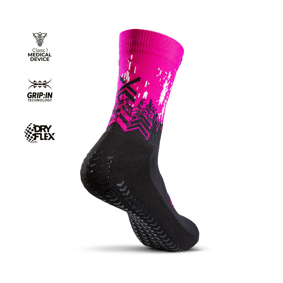 GEARXPro SOXPro - Padel - Zwart/Roze