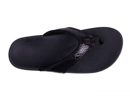 Spenco Slippers Yumi 2 dames - Gecko zwart