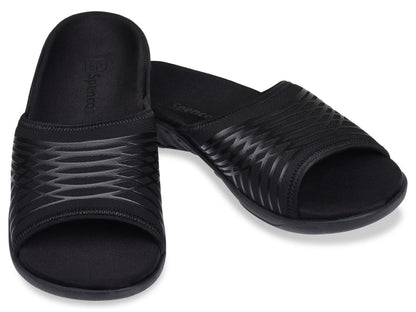 Spenco Thrust Slippers Heren - Black