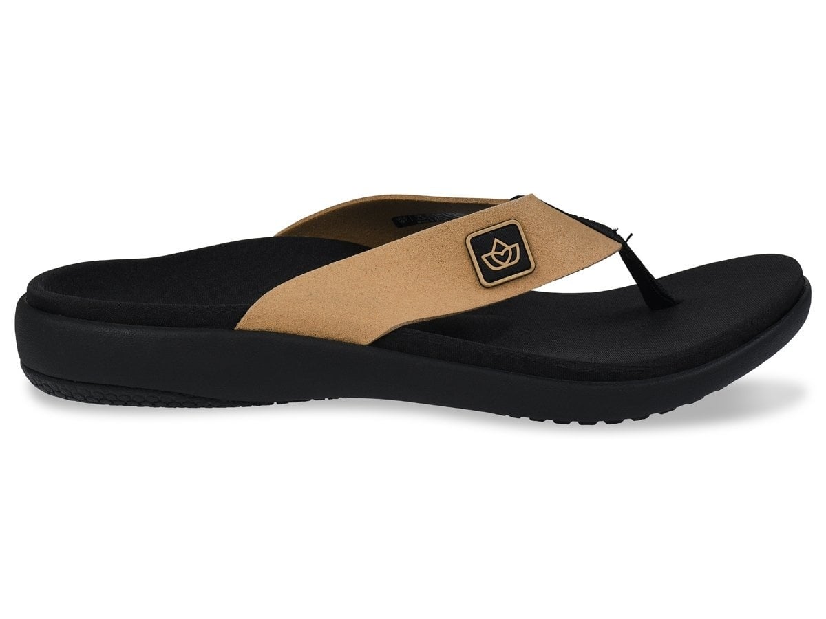 Spenco Slippers Yumi Pure dames - Black/Tan